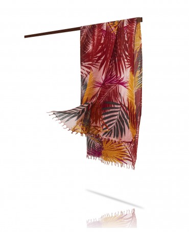 Палантин Женский W40-FEUILLE.D.ETE/ROSE